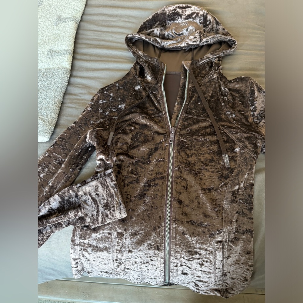 Lululemon velvet zip up